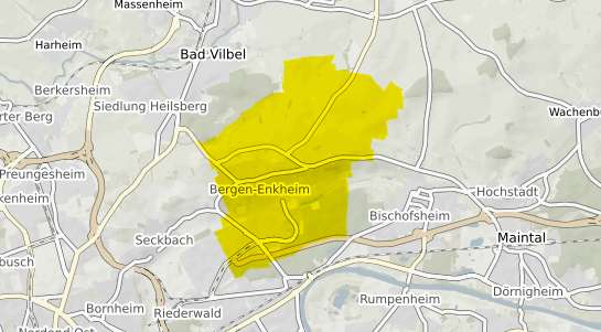 Immobilienpreisekarte Frankfurt am Main Bergen Enkheim